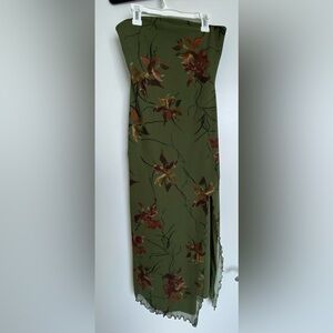 Urban Outfitters Green Floral Dress